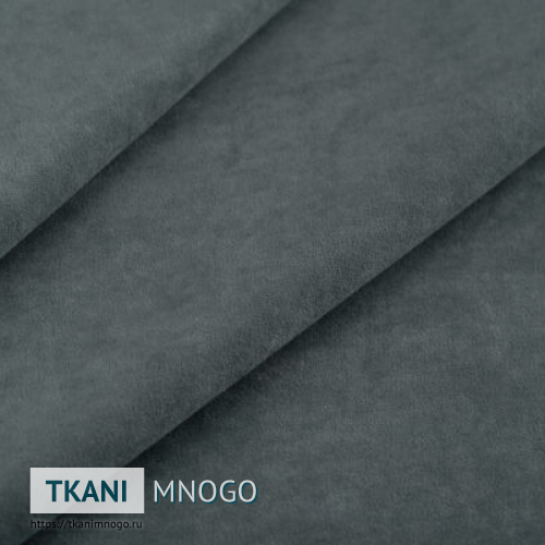 Фото обивки велюра “86” (однотонный серый)
