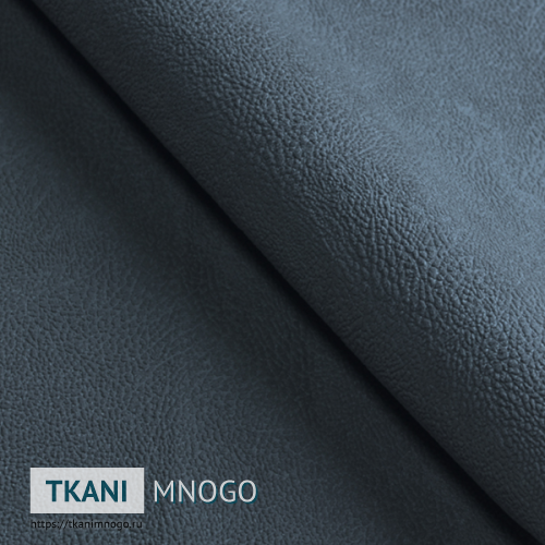 Фото ткани велюра “28” (однотонный синий)