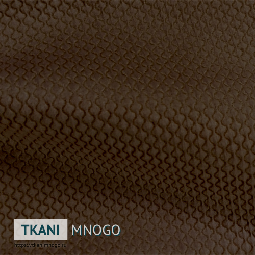 Фото внешнего вида велюра “799-7” (мелкий рисунок коричневый)