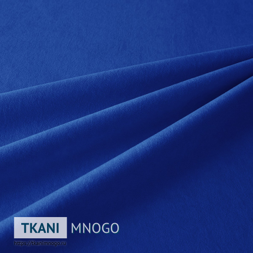 Фото фактуры велюра “Lion 300” (однотонный синий)
