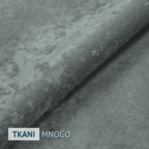 Фото материала велюра “Own-11” (однотонный серый)