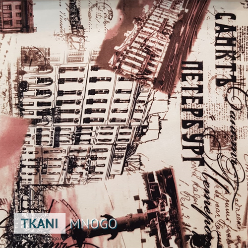 Фото рисунка микровелюра “M38-4” город.